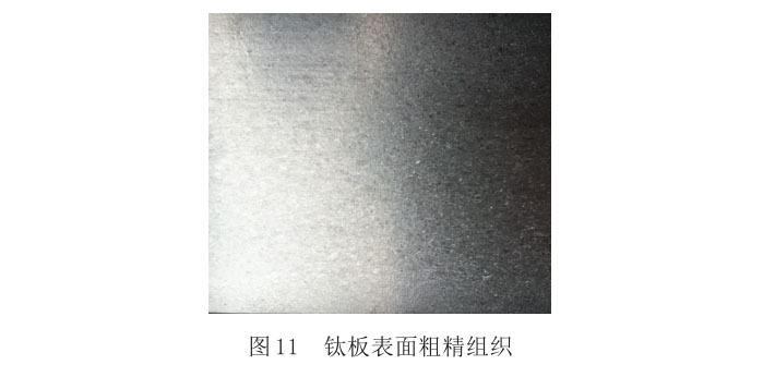 表面粗晶和條狀組織 表面粗晶和條狀組織